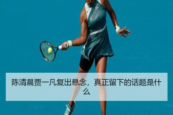 陈清晨贾一凡复出悬念，真正留下的话题是什么